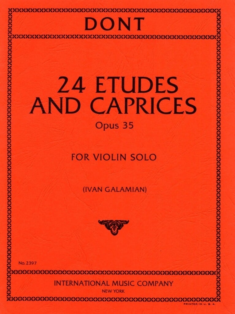 Studi E Capricci Op. 35 (Galamian)